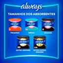 Absorvente Always Noturno Suave G com Abas - 8 unidades