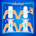 Absorvente Always Noturno Suave G com Abas - 8 unidades