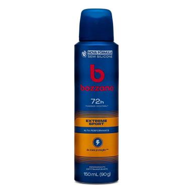 Desodorante Aerossol Antitranspirante Masculino Bozzano Extreme Sport com 150ml