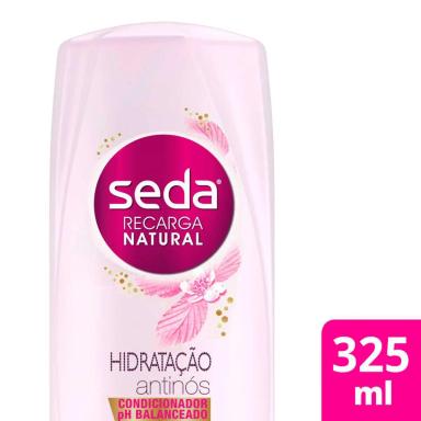 Condicionador Seda Recarga Natural Hidratação Antinós com 325ml