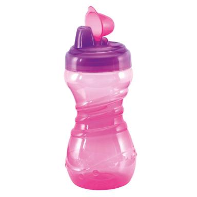 Copo de Treinamento Antivazamento Kuka Linha Fun Rosa com 1 unidade