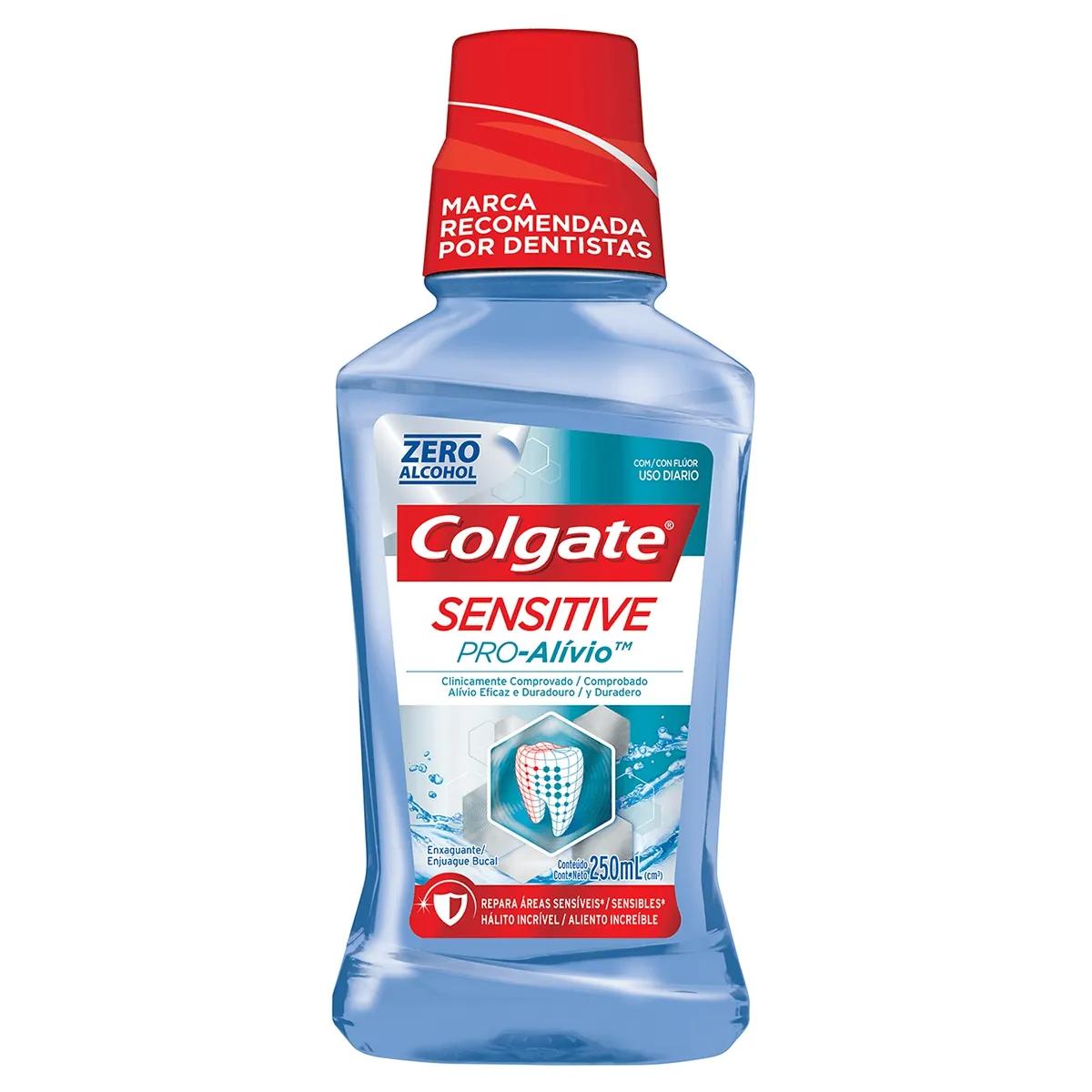 Enxaguante Antisséptico Bucal Colgate Sensitive Pro-Alívio Sem Álcool com 250ml