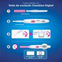 Teste de Ovulação Digital Clearblue com 10 Unidades