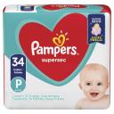 Fralda Pampers Supersec P - 34 Unidades