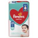 Fralda Pampers SuperSec XG - 22 Unidades