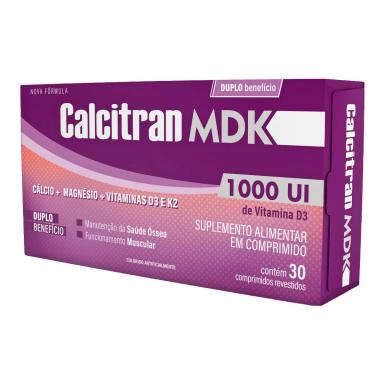 Calcitran MDK Suplemento Vitamínico com 30 comprimidos