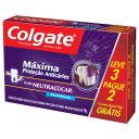 Pasta de Dente Colgate Máxima Proteção Anticáries Mais Neutraçucar com 3 unidades