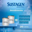 Kit Suplemento Alimentar Sustagen Adultos+ Baunilha com 2 unidades de 400g