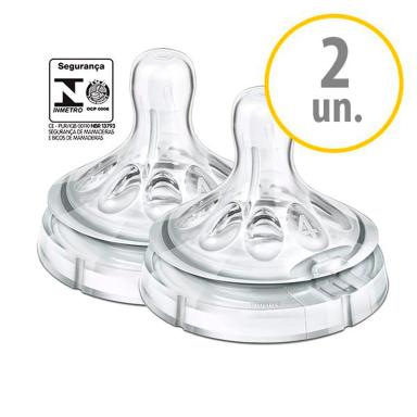 Bico de Mamadeira Philips Avent Pétala nº 4 com 2 unidades