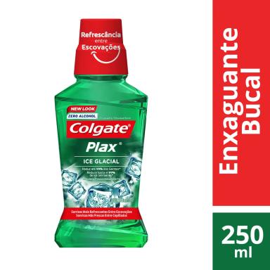 Enxaguante Antisséptico Bucal Colgate Plax Ice Glacial Zero Álcool com 250ml