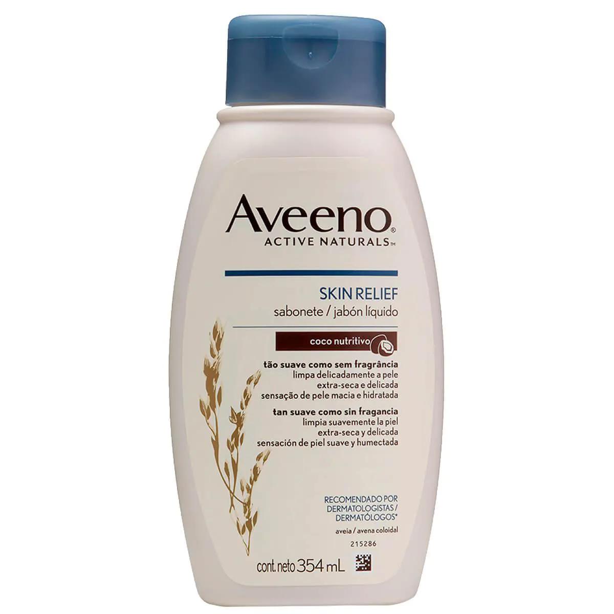 Sabonete Líquido Aveeno Skin Relief Coco com 354ml