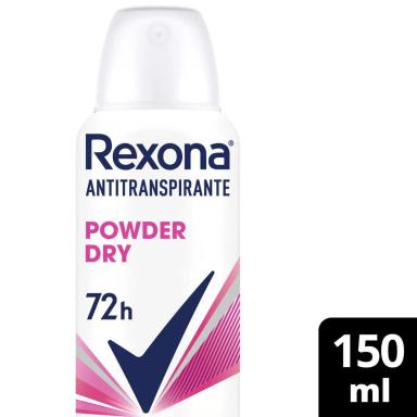 Desodorante Rexona Powder Dry Feminino Aerossol Antitranspirante 150ml
