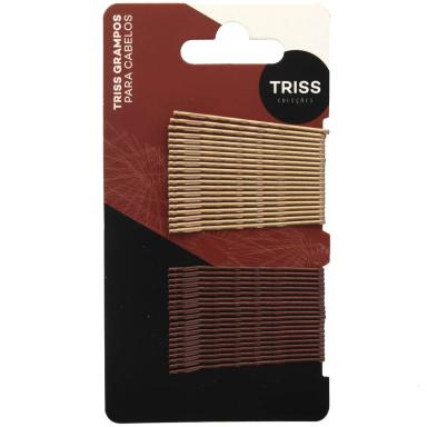 Grampos para Cabelo Triss Dourado e Cobre com 40 unidades