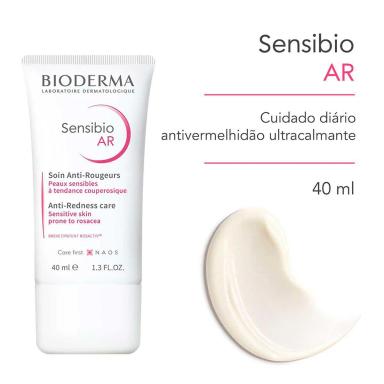 Creme Hidratante Facial Bioderma Sensibio AR Ultracalmante Pele Sensível com 40ml