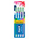 Escova de Dente Oral-B Indicator Color Collection com 4 unidades