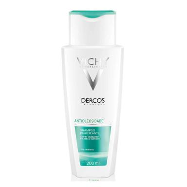Shampoo Antiolesidade Vichy Dercos Cabelos Oleosos com 200ml