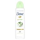 Desodorante Dove Go Fresh Pepino e Chá Verde Aerossol Antitranspirante com 150ml
