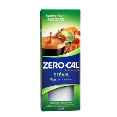 Adoçante Líquido Zero-Cal Stévia 80ml
