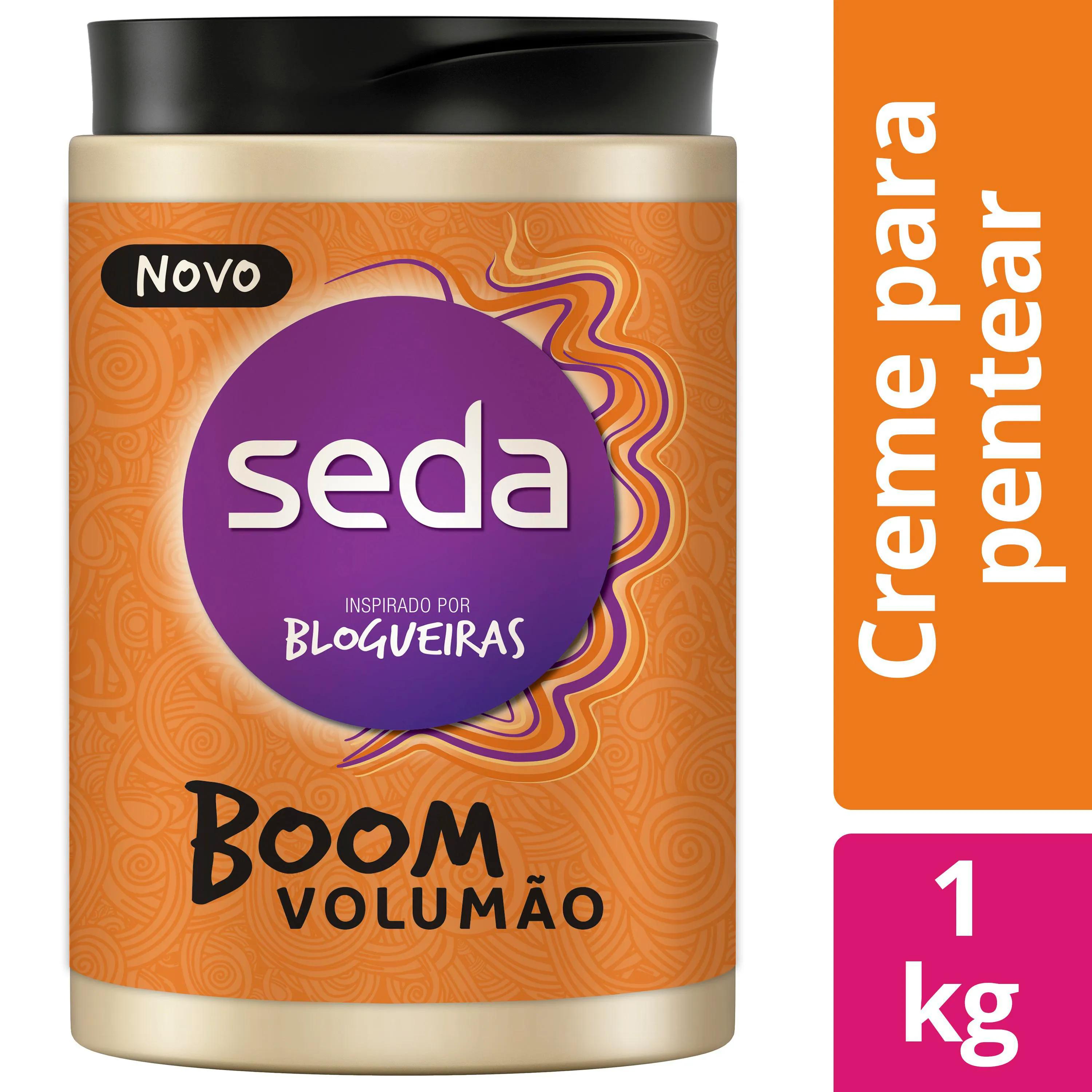 Creme para Pentear Seda Boom Volumão com 1kg