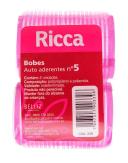 Bobes para o Cabelo Ricca Auto Aderente N° 5 com 2 unidades