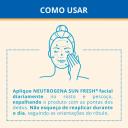 Protetor Solar Facial Neutrogena Sun Fresh Controle de Brilho com Cor FPS 60 com 50ml