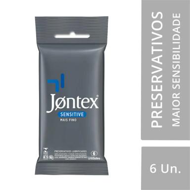 Camisinha Jontex Sensitive com 6 unidades