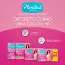 Roupa Íntima Feminina Plenitud Femme P/M 8 unidades