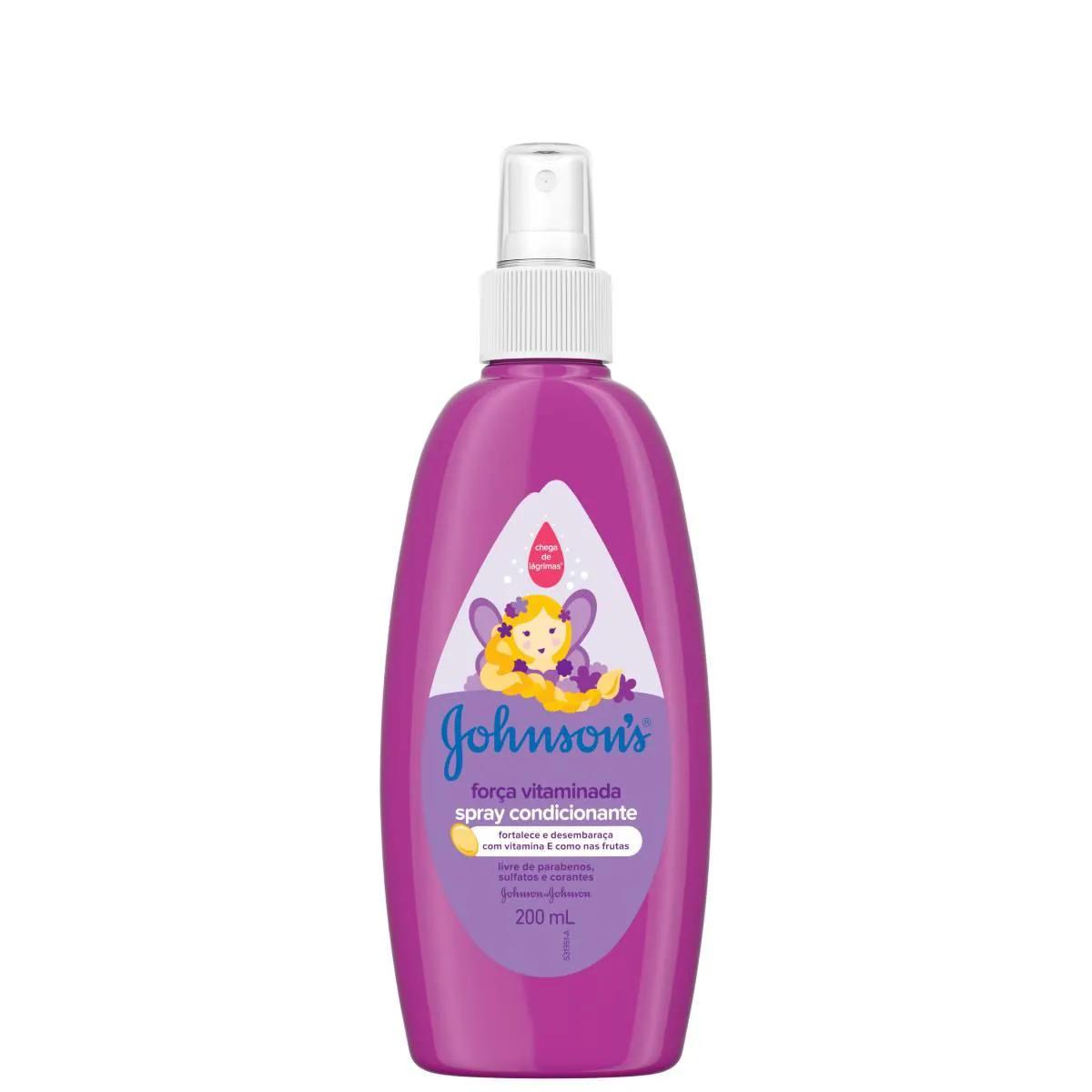 Spray Finalizador Infantil Johnson's Força Vitaminada com 200ml