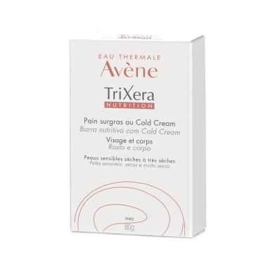 Sabonete em Barra Avène Trixera Nutrition Pele Sensível Rosto e Corpo com 80g
