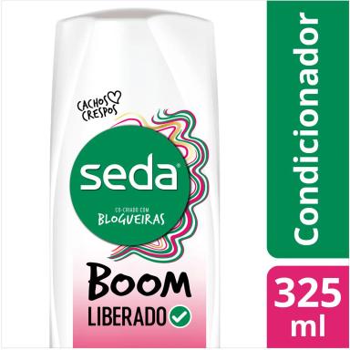 Condicionador Seda Boom Liberado para Cabelos Crespos com 325ml