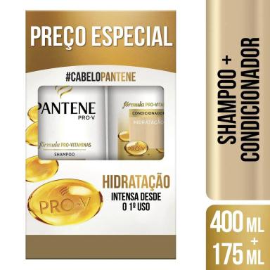 Shampoo 400ml + Condicionador 175ml  Pantene Hidratação