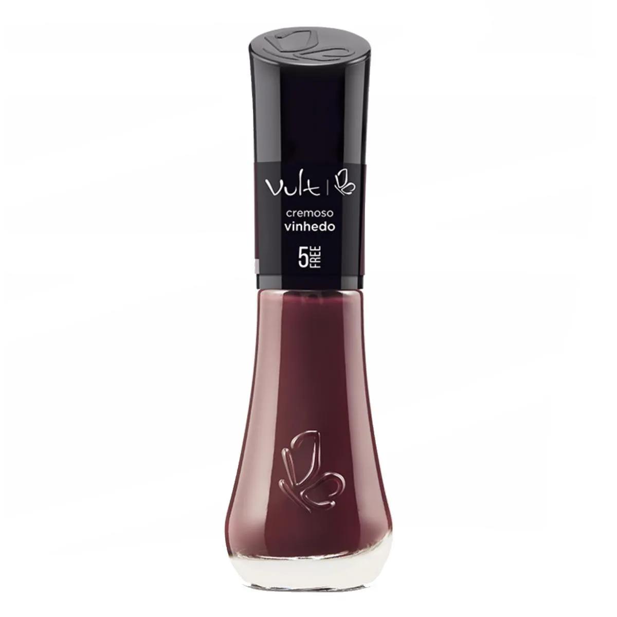 Esmalte Cremoso Vult 5Free Vinhedo com 8ml