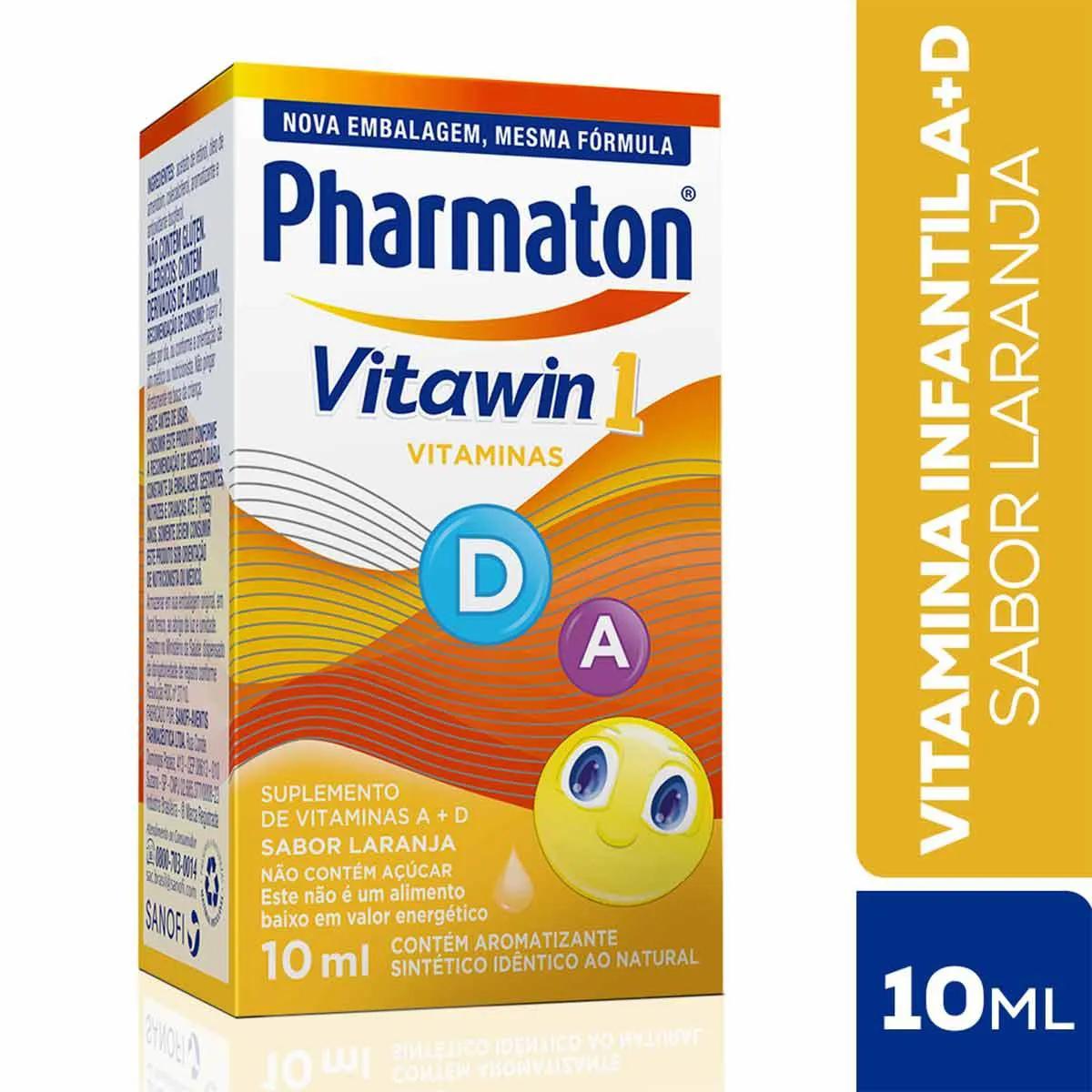 Suplemento Vitamínico Pharmaton Vitawin 1 Laranja com 10ml