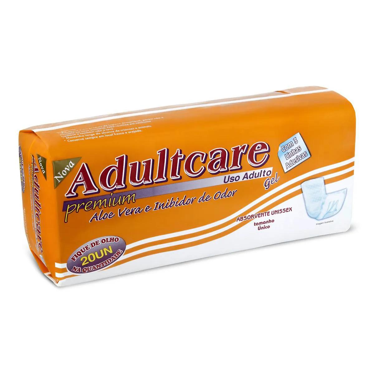 Absorvente Unissex Adultcare Premium - 20 unidades