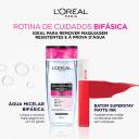 Água Micelar Bifásica L'Oréal Paris Solução de Limpeza 5 em 1 200ml