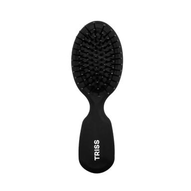 Mini Escova para Cabelos Triss Oval com Espelho