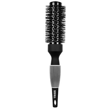 Escova Térmica para Cabelos Triss Preta 33mm com 1 unidade