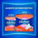Absorvente Always Suave P com Abas 8 unidades