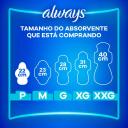 Absorvente Always Suave P com Abas 8 unidades