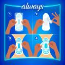 Absorvente Always Suave P com Abas 8 unidades
