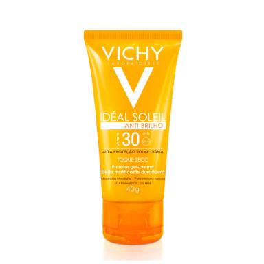 Protetor Solar Facial Idéal Soleil Anti-Brilho Toque Seco FPS 30 com 40g