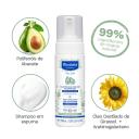 Shampoo Espuma Mustela Recém-Nascido com 150ml