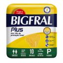 Fralda Adulto Bigfral Plus P 10 unidades