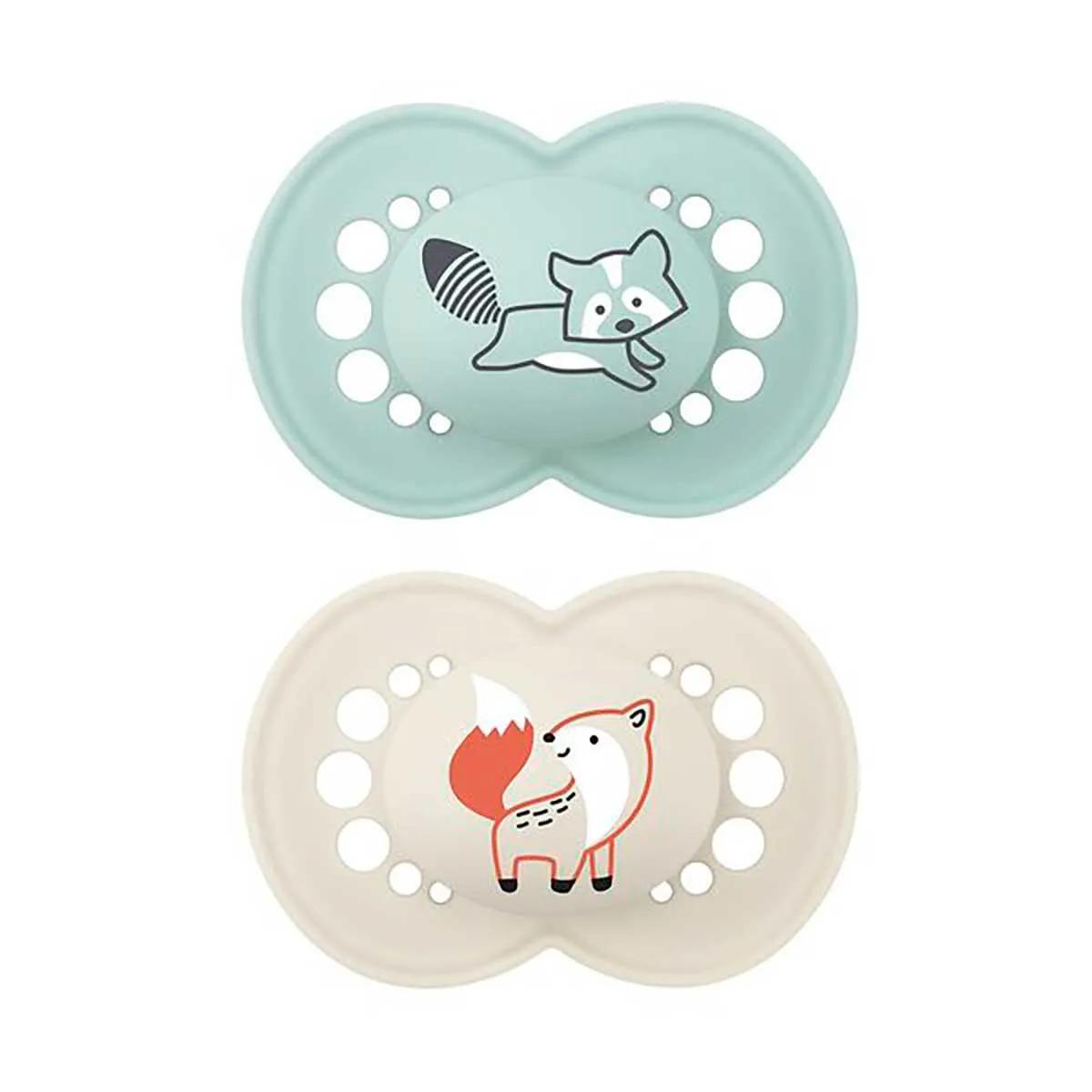 Kit Chupeta MAM Original Tamanho 2 - maiores de 6 meses Cores Sortidas com 2 unidades