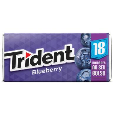 Goma de Mascar Trident Blueberry com 30,6g