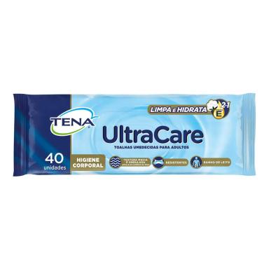 Toalha Umedecida para Adultos Tena UltraCare