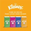 Kit Lenços de Papel de Bolso Kleenex Dia a Dia Folha Tripla com 4 pacotes de 10 folhas cada