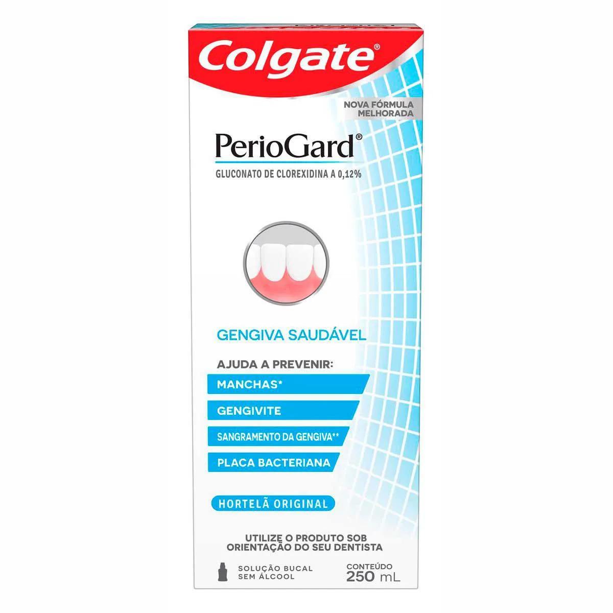 Enxaguante Antisséptico Bucal Colgate Periogard Sem Álcool 250ml