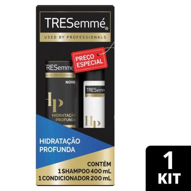 Kit Tresemmé Hidratação Profunda Shampoo com 400ml + Condicionador com 200ml