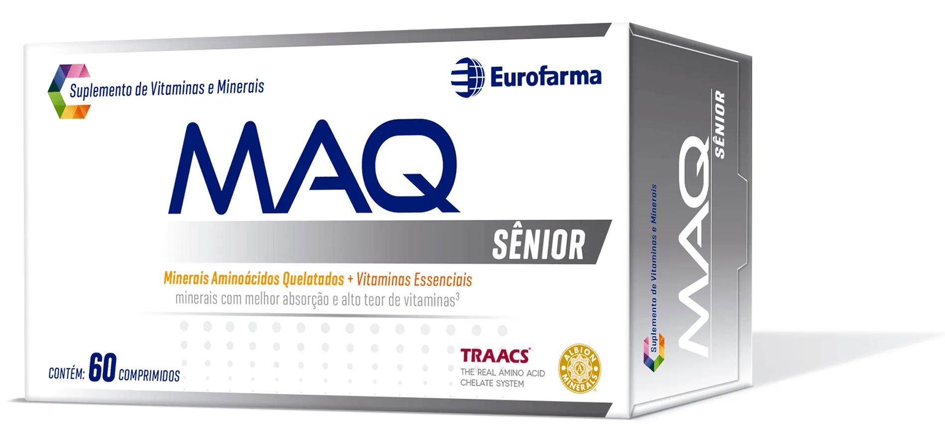 Suplemento Vitamínico MAQ Sênior com 60 comprimidos